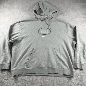 Nike Hoodie Womens XXL Gray Essentials Basic‎ Minimal Pullover Sweater